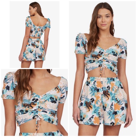 Roxy Tops - Roxy Dream Work Crop Top